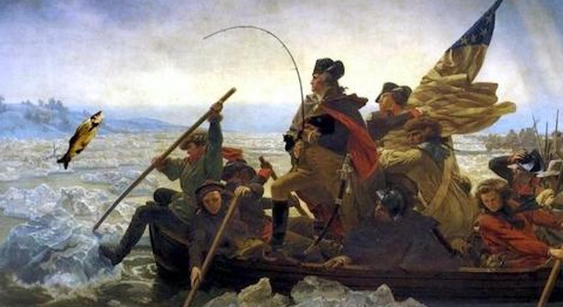 did they have fishing poles in colonial times 1871 Wood Engraving Art Henry Woods Punt Thames River England YTG2 Striped Bass: History and Life