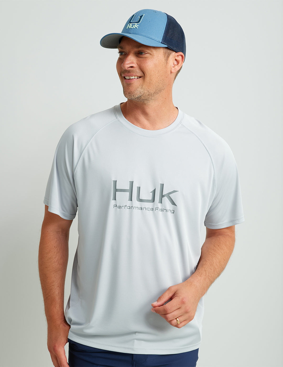 T-shirt Pêche HUK KC Scott - Protection UPF 50+ - Respirant - Manches Courtes Vêtement Pêche Protection Solaire T-shirt Pêche HUK KC Scott - Protection UPF 50+ - Respirant - Manches Courtes Vêtement Pêche Protection Solaire