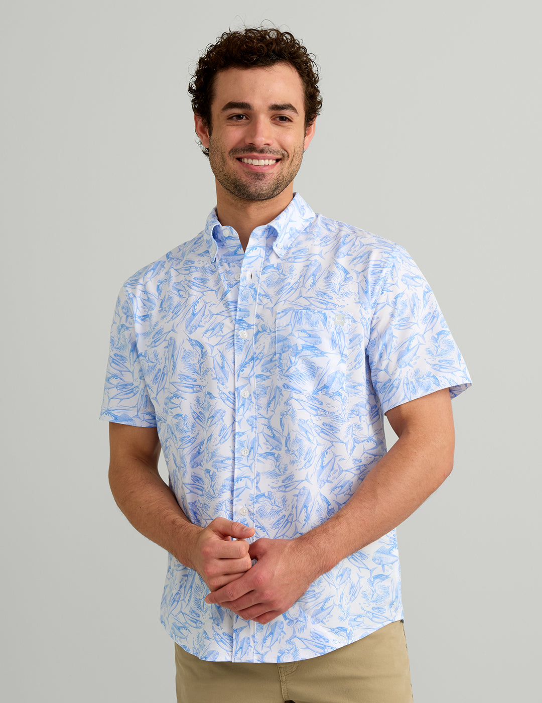 Promod - chemise imprimée vert foncé Promod - chemise imprimée vert foncé
