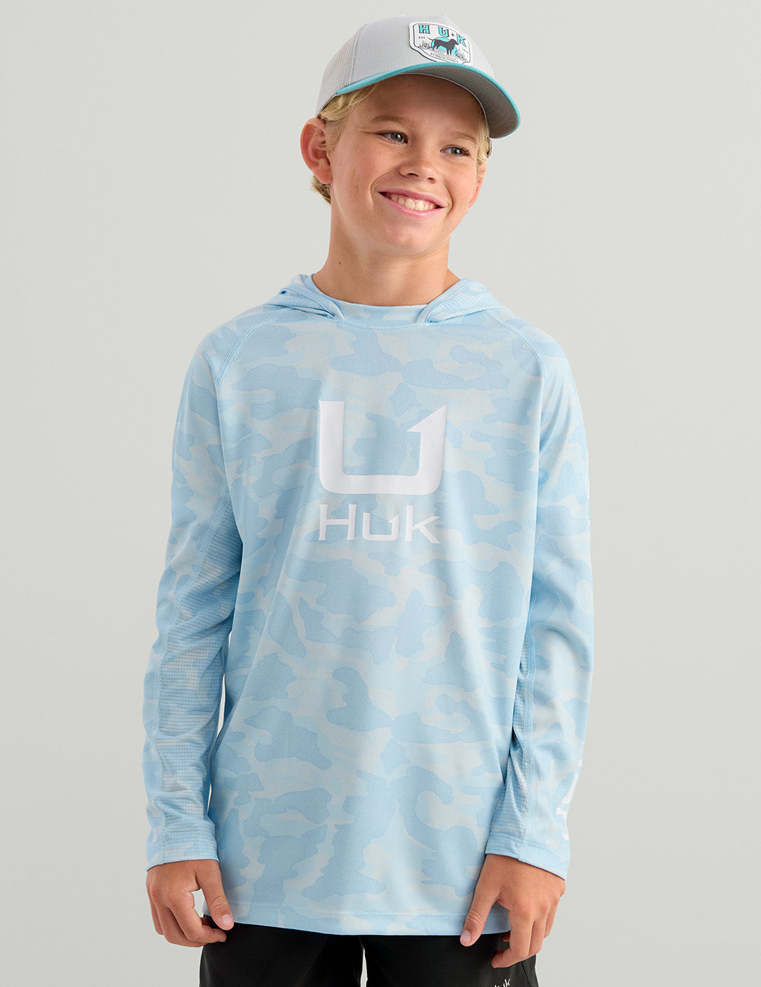 Sweat à capuche camouflage HUK ICON X REFRACTION Sweat à capuche camouflage HUK ICON X REFRACTION