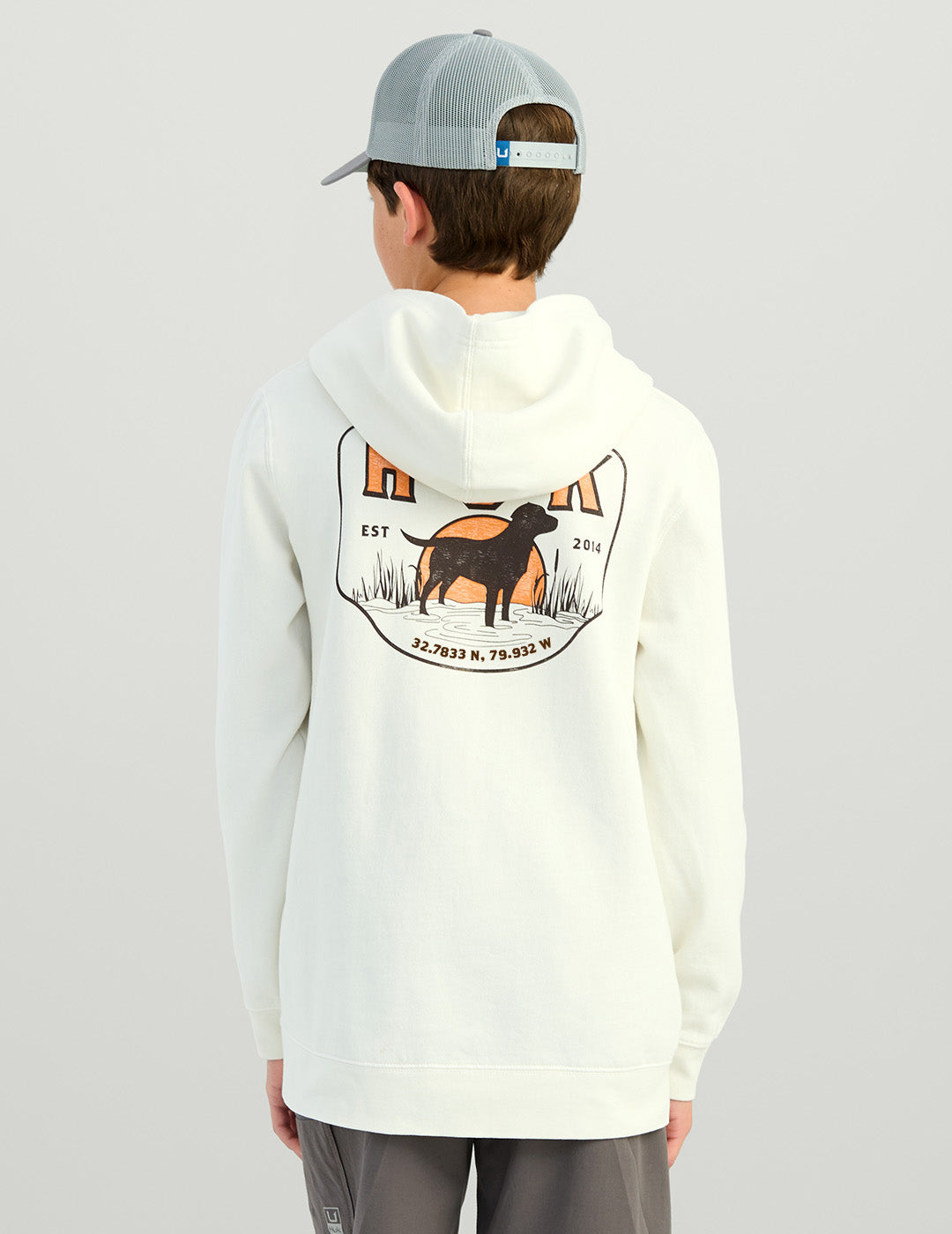 Hooded Sweatshirt Huk Youth Sweatshirt Huk Icon X Tide Change