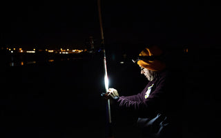 fishing at night