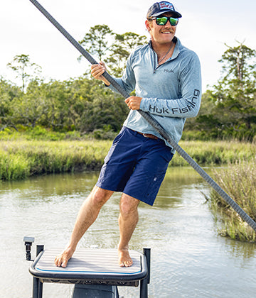 Maglietta Pesca Manica Lunga HUK KC Scott Pocket Tee – Uomo – Con Tasca Sul Petto – Performance Traspirante