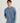 Huk men's Papercut Hoodie Tee in Stormy Blue, fishing hoodie, front view