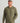 Olive green hoodie with small Huk Fishing logo on chest and front kangaroo pocket.
