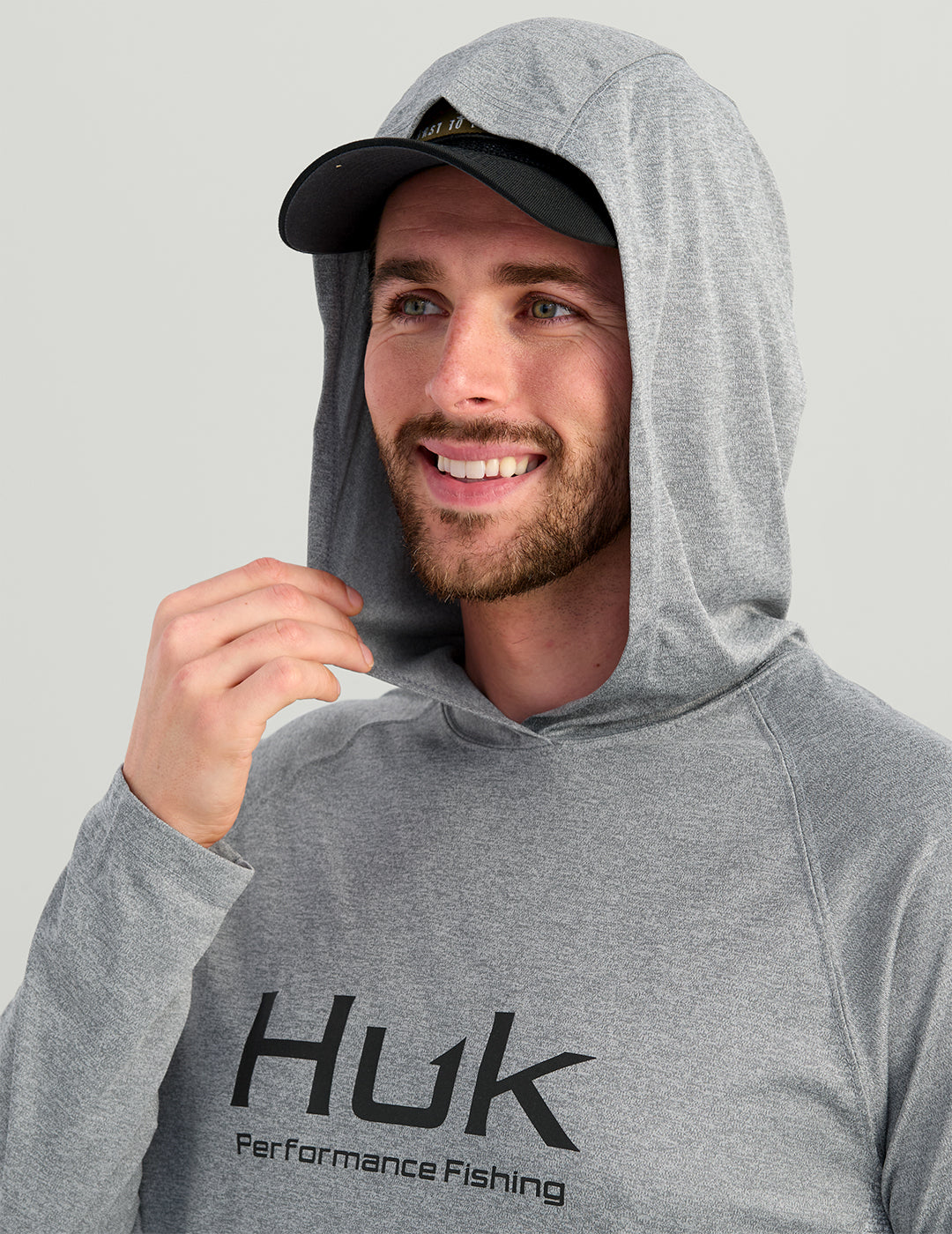 Felpa Con Cappuccio HUK Pursuit Performance LS Uomo – Leggera, Protezione UV, Più Colori