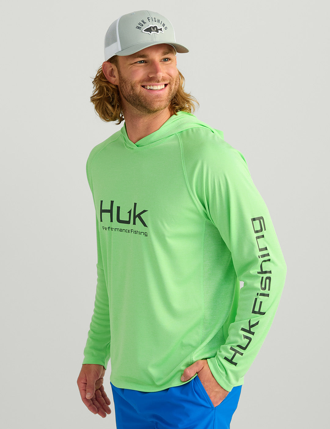 Men's Fishing Hoodies Performance Hoodies Huk - Main Image