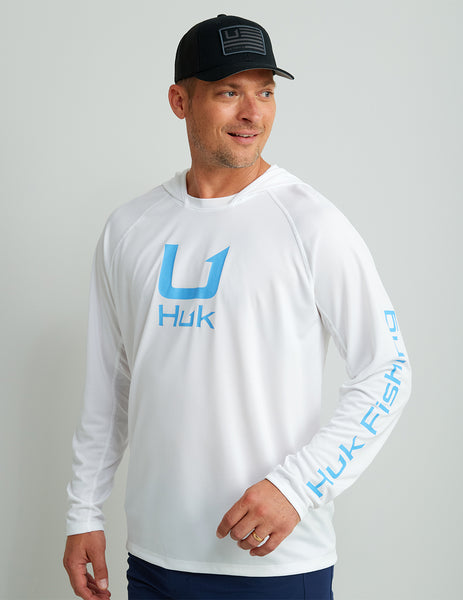 Amazon.com: HUK Youth Icon X Hoodie, Fishing Shirt with Sun