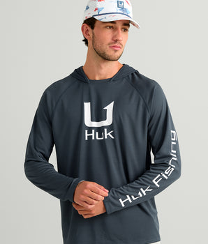 Sweat à capuche HUK Standard Icon X, chemise de Guadeloupe Sweat à capuche HUK Standard Icon X, chemise de Guadeloupe