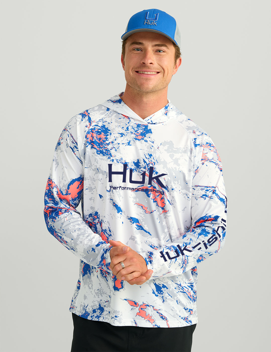 Men's Fishing Hoodies Performance Hoodies Huk - Main Image