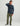 Men's Waffle Long Sleeve Crew Sea Storm Heather Back