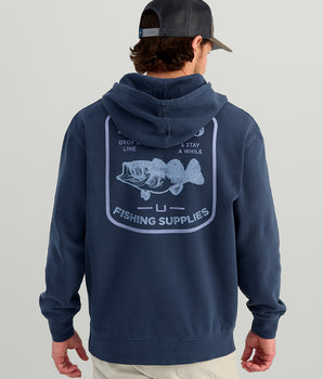 Huk and Co Cotton Fleece Hoodie