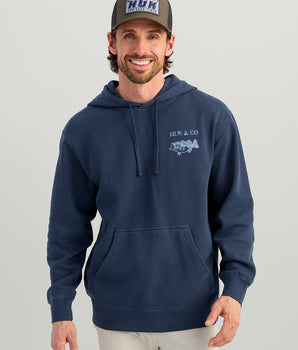 Huk and Co Cotton Fleece Hoodie