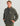 Man wearing HUK Men's Helm 1/2 Zip Fleece Pullover in Dark Shadow