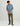 Men's Hanahan Long Sleeve Flannel Shirt Stormy Blue Back