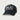 Huk Classic Logo Trucker Hat in Black, moisture-wicking mesh-back trucker hat, front view