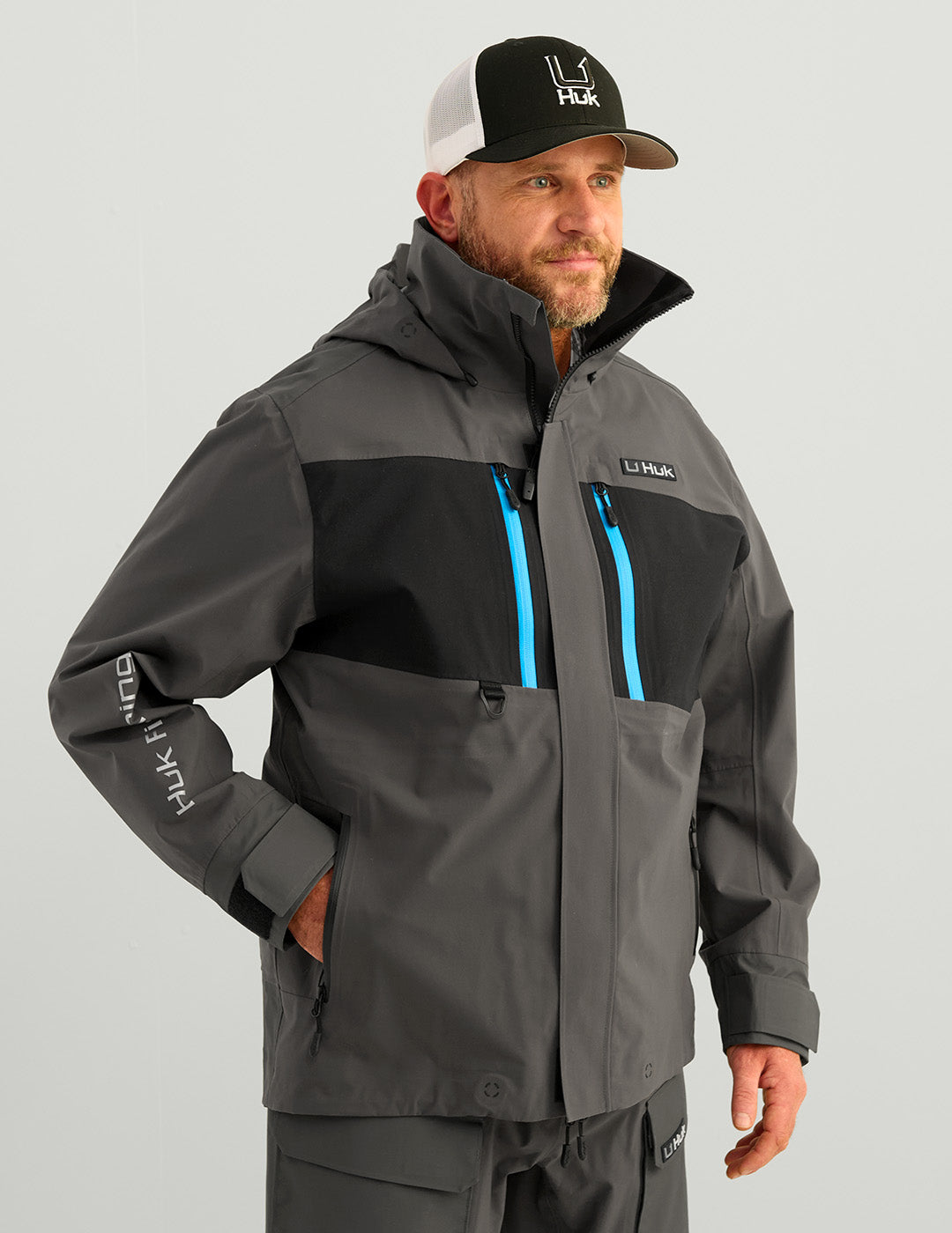 Kapten Rains Short Waterproof Jacket In Black Men's Fishing