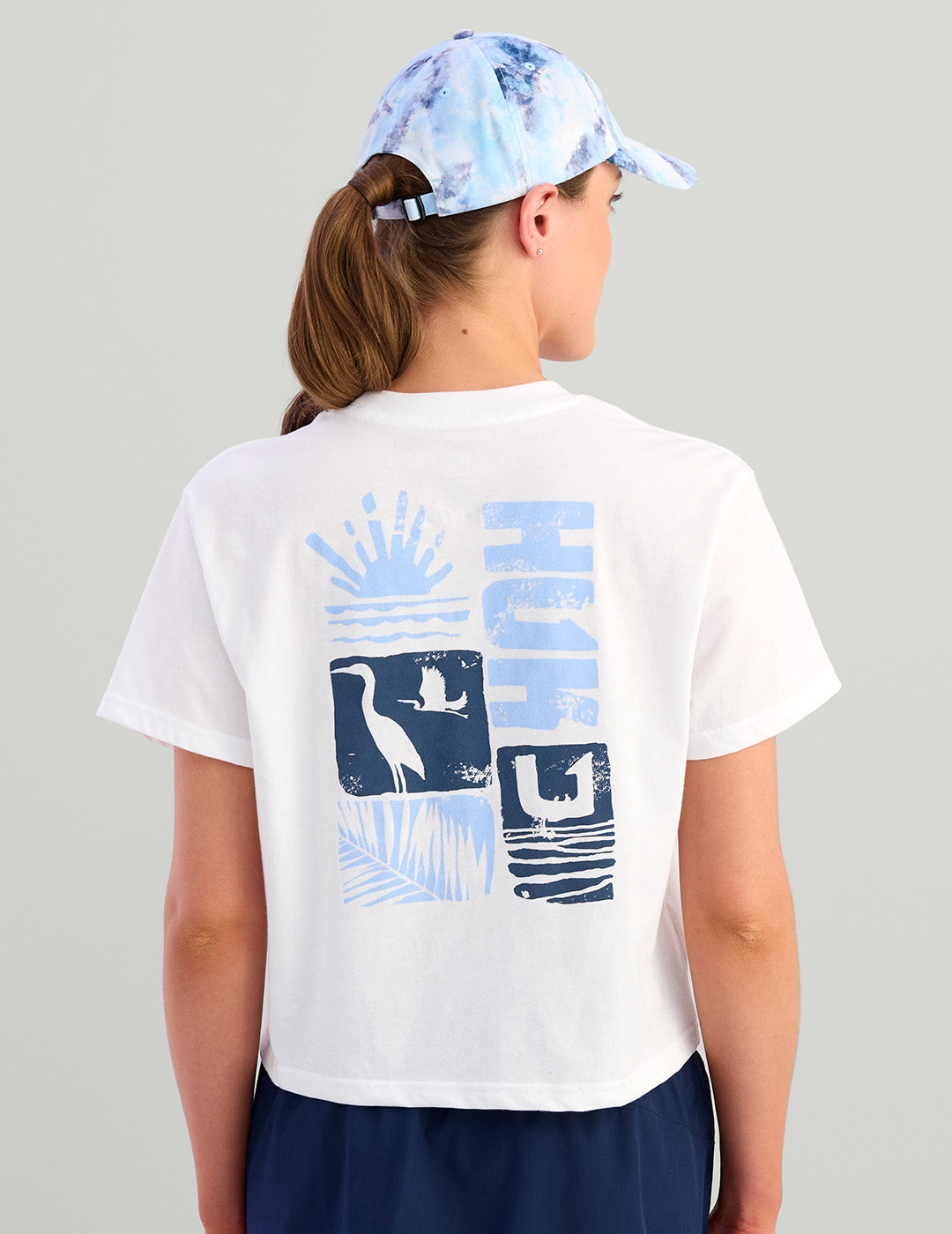 Block Beach Crop Pocket Tee