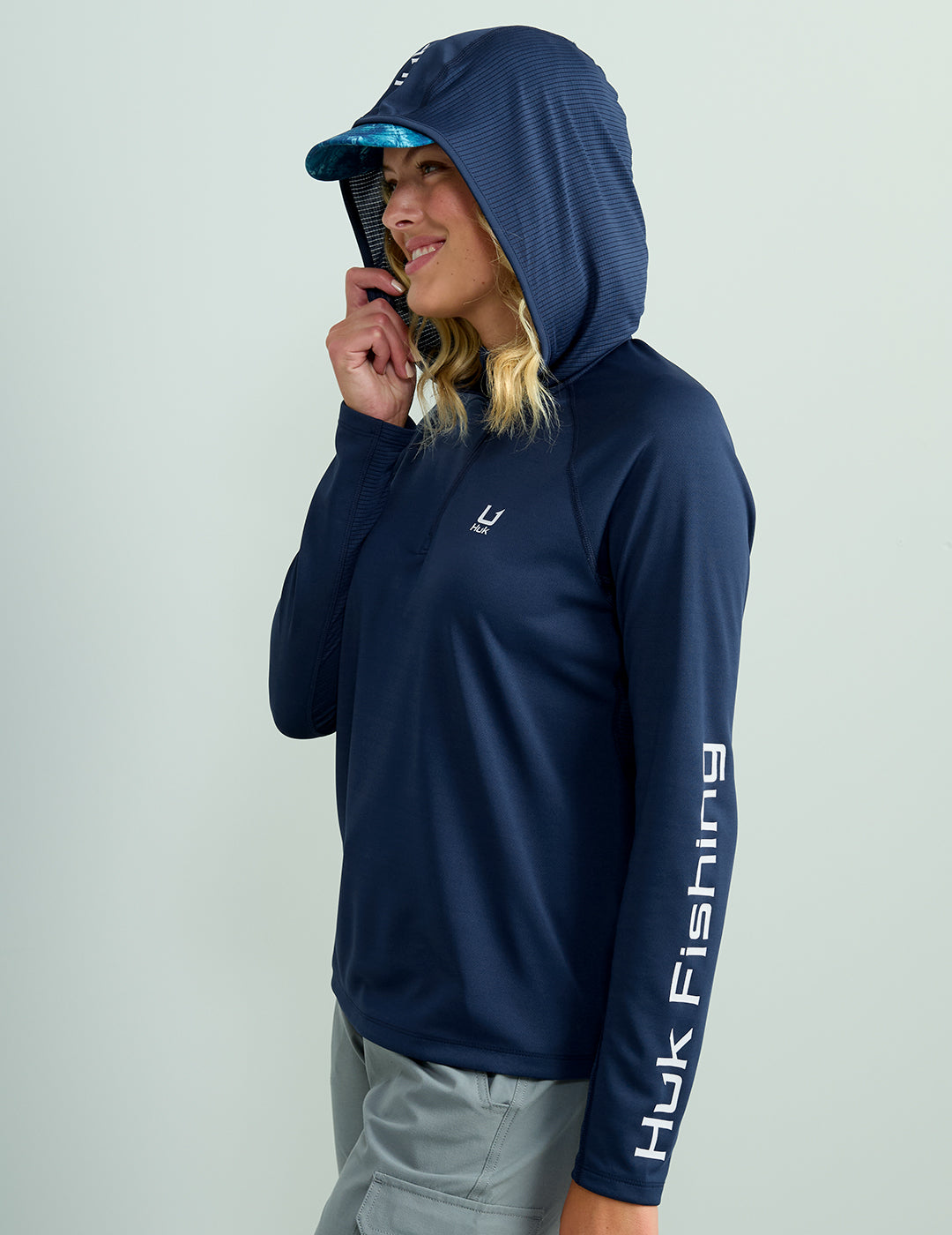 HUK Icon X Sweat à capuche pour femme | UPF 50+ à manches HUK Icon X Sweat à capuche pour femme | UPF 50+ à manches