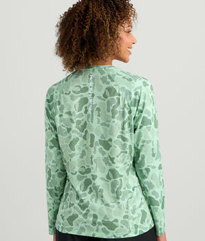 Womens KC Print Icon Performance Crew