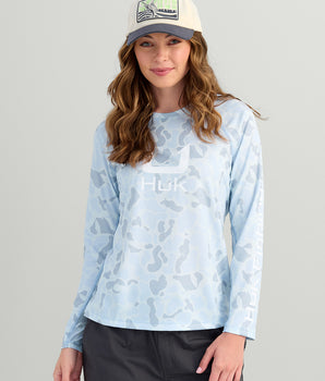 Womens KC Print Icon Performance Crew