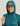 Huk women's Pursuit Cover-Up Dress in Deep Water Palm, quick-drying dress, fabric and stitching close-up
