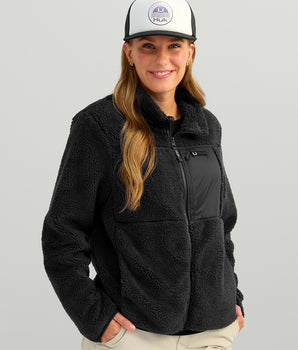 Womens Plush Fleece Jacket