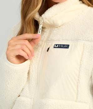 Womens Plush Fleece Jacket