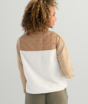 Womens Plush Fleece Vest
