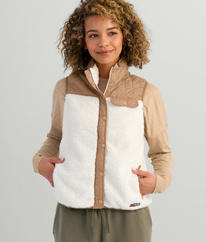 Womens Plush Fleece Vest