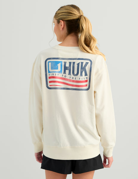 Womens Edisto Born Wave Terry Crew