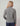 Women's Sweetbay Hybrid Fleece Pullover Sharkskin Heather Back