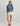 Women's Leeward Boxy Fleece Hoodie Stormy Blu Heather Back