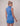 Huk women's Isla Dress in Regatta, moisture-wicking dress, back view