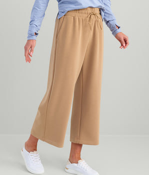 Womens Bayside Wide Leg Crop