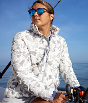 Womens KC Print Wave jacket