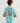 Huk kids' Rising Huk Tee in Marine Blue Heather, short-sleeve fishing t-shirt, front view