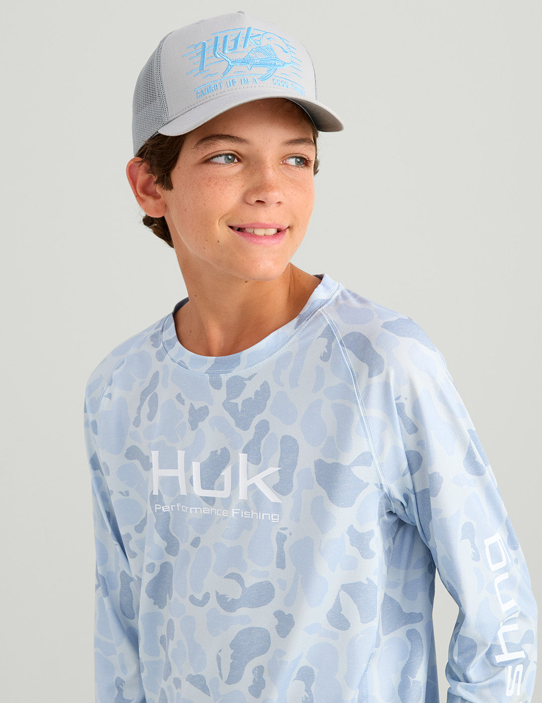 Kids Airweight KC Printed Crew