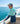 Huk kids' Pursuit Performance Graphic Hoodie in Caicos, breathable long-sleeve fishing hoodie, worn on the water