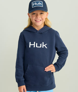 Kids Huk'd Up Logo Hoodie