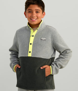 Kids' Camden 1/4 Snap Pullover - Youth Fishing Fleece | HUK