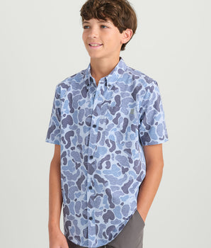 KC Kids Kona Short Sleeve Button-Down