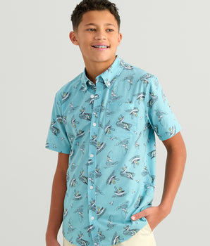 Kids Kona Short Sleeve Button-Down