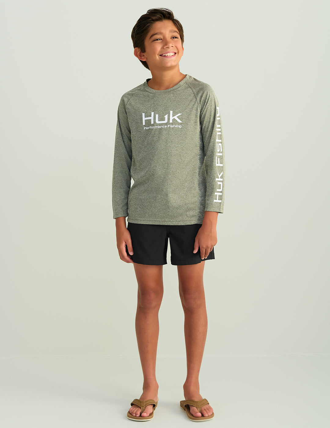 HUK Men's Pursuit Volley Pattern, Quick-Dry Shorts Swim