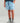 Huk kids' Pursuit Volley Swim Short in Cerulean Dog Fishin, quick-drying fishing shorts, front view