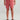 Huk kids' Shoreside Short in Mineral Red, UPF 30+ sun protection fishing shorts, front view