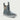 Huk Rogue Wave Boots in Dark Shadow, breathable deck boots, fabric and stitching close-up