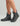 Huk KC Print Rogue Wave Boots in Black Estuary Camo, breathable deck boots, front view