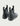 Huk KC Print Rogue Wave Boots in Black Estuary Camo, breathable deck boots, back view