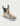 Huk men's KC Print Rogue Wave Boots in Starfish Estuary Camo, breathable deck boots, fabric and stitching close-up